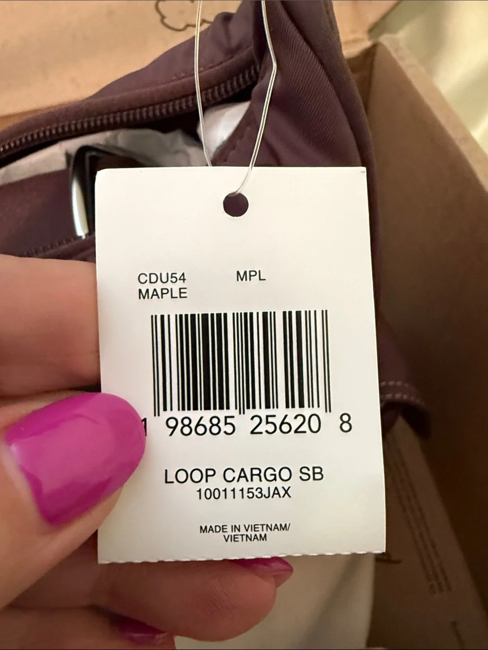 🤎Coach NWT Coachtopia Maple Brown Loop Cargo Shoulder Bag  with Heart Charm